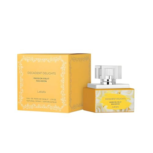 Lattafa Decadent Delights Macaron Passion Fruit 50Ml 1.7Fl.Oz (Passion Fruit)