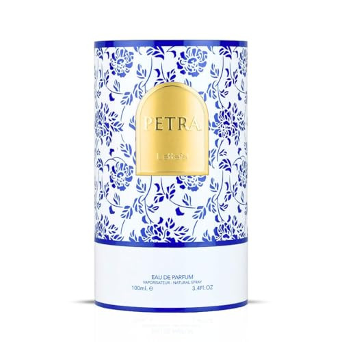 Lattafa Petra Eau De Parfum Spray For Women - 100Ml (3.4 Oz) | Tropical Floral Fruity & Sweet Fragrance | Long-Lasting Luxury Perfume