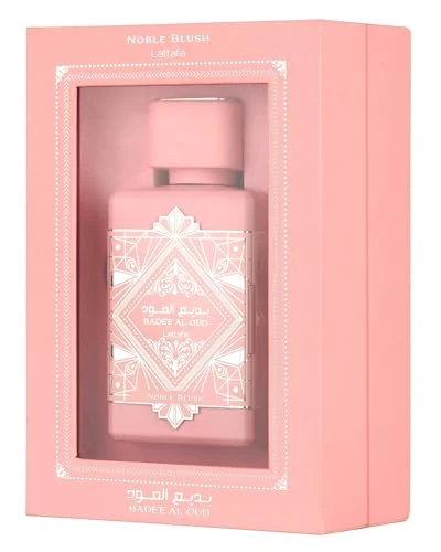 Lattafa Bade'e Al Oud Noble Blush For Unisex Eau De Parfum Spray 3.4 Ounce / 100 Ml