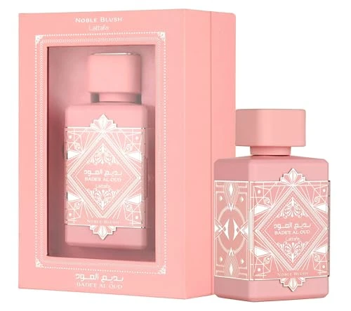 Lattafa Bade'e Al Oud Noble Blush For Unisex Eau De Parfum Spray 3.4 Ounce / 100 Ml