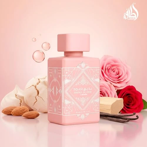 Lattafa Bade'e Al Oud Noble Blush For Unisex Eau De Parfum Spray 3.4 Ounce / 100 Ml