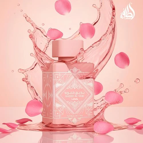 Lattafa Bade'e Al Oud Noble Blush For Unisex Eau De Parfum Spray 3.4 Ounce / 100 Ml