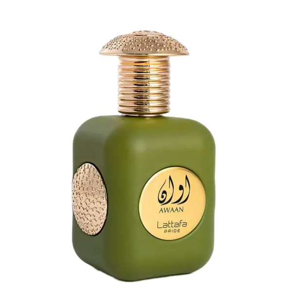 Lattafa Awaan Gold Eau De Parfum Spray For Unisex 3.4 Ounce