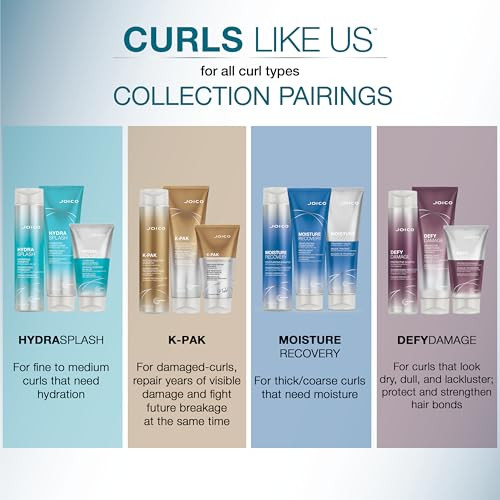 Joico Curls Like Us Define & Seal Curl Defining Gelee For Curly Hair Reduce Frizz Medium Hold Heat Protection Up To 450 F With Moringa Seed & Algae Oil 8.5 Fl Oz
