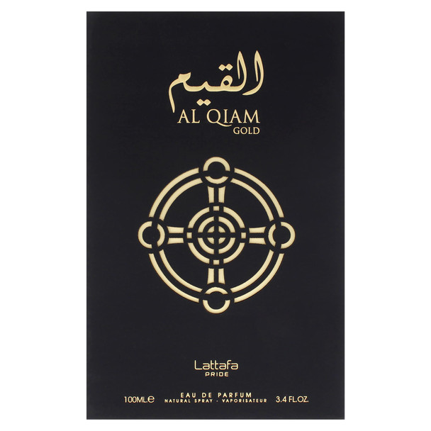 Lattafa Perfumes Al Qiam Gold For Unisex Eau De Parfum Spray 3.4 Ounce