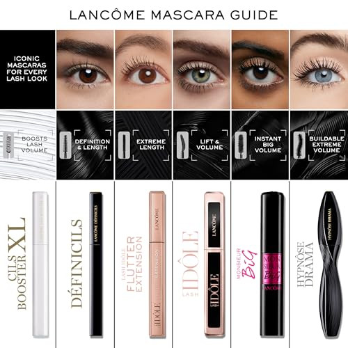 Lanc Me Lash Id Le Lash-Lifting & Volumizing Waterproof Mascara - Black Mascara For Instant Volume Length & Lift - Smudge Proof & Up To 24H Wear - Black - Waterproof Mascara