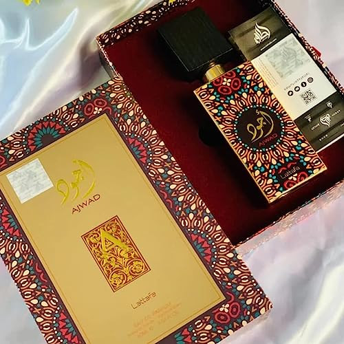 Lattafa Ajwad Rose Fruity Vanilla Powdery Eau De Parfum Spray Long-Lasting Fragrance For Unisex 2.0 Ounce / 60 Ml