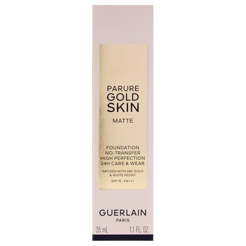 Parure Gold Skin Matte 24H Wear Spf 15-1C Cool By Guerlain For Women - 1.1 Oz Foundation