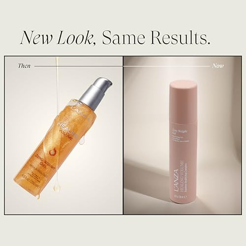 L'anza Healing Volume Zero Weight Hair Gel For Flat Or Thinning Hair Strong Flexible Hold Styling Humidity Defense No Flakes Defines Texture Adds Shine Color Safe Sulfate Free (6.8 Fl Oz)
