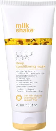 Milk Shake Colour Care Deep Conditioning Mask For Color-Treated Hair Intensive Moisture Treat With Milk Proteins Coconut Oil & Integrity 41 To Protect And Smooth