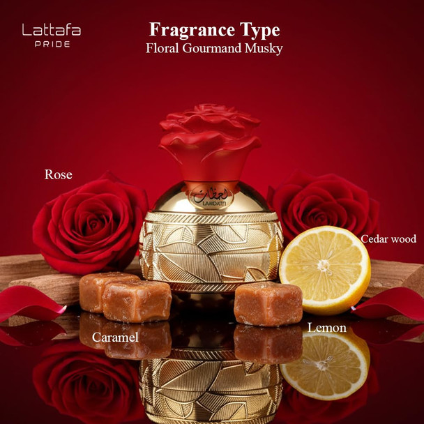 Lattafa Perfumes Lahdath For Unisex Eau De Parfum Spray 2.7 Ounce