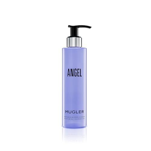 Mugler Angel - Shower Gel - Floral & Woody Womens Scented Body Wash - With Peony Praline And Wood Accord- 6.7 Fl Oz