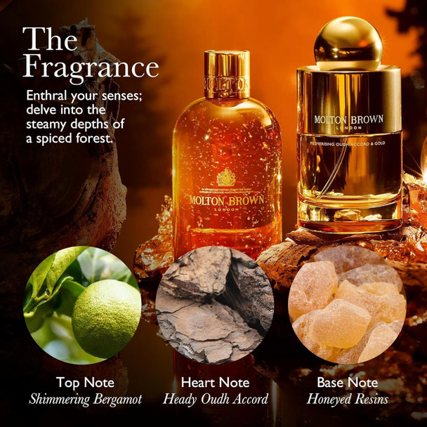 Molton Brown Mesmerising Oudh Accord and  Gold Body Wash 10 Fl. Oz.