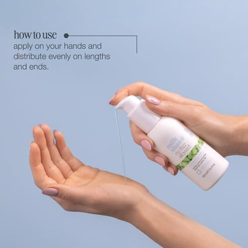 Milk_Shake No Frizz Allowed Glistening Rich Serum | Anti-Frizz Hair Serum For Coarse Frizzy Hair | Smooths Softens And Adds Shine | With A Blend Of Macadamia And Maracuja Oil 3.3 Fl Oz / 100 Ml