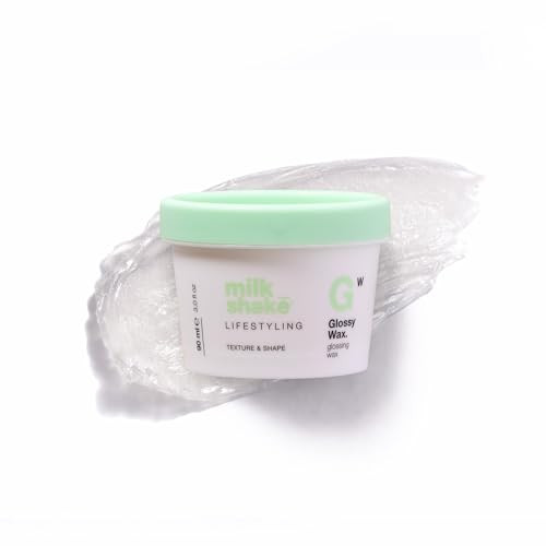 Milk_Shake Glossy Wax | Light Modeling Wax For All Hair Types | Flexible Strand Definition & Glossy Finish | With Milk Proteins & Hydrolyzed Quinoa