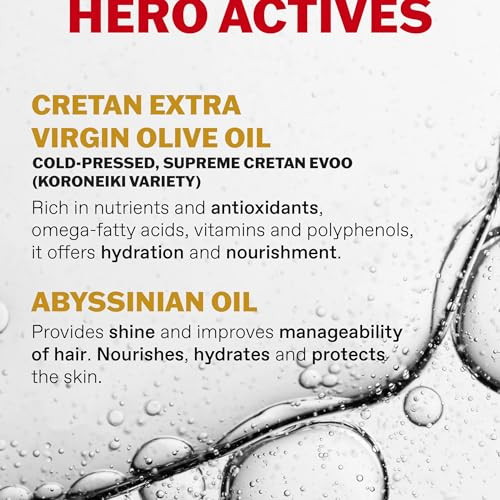 Korres Athenian Grooming 4-In-1 Men S Care Oil Dry Oil For Hair & Beard With Achillea Millefolium Abyssinian Almond & Olive Oils Detangles Softens Vegan Silicone & Paraben Free 3.38 Fl Oz