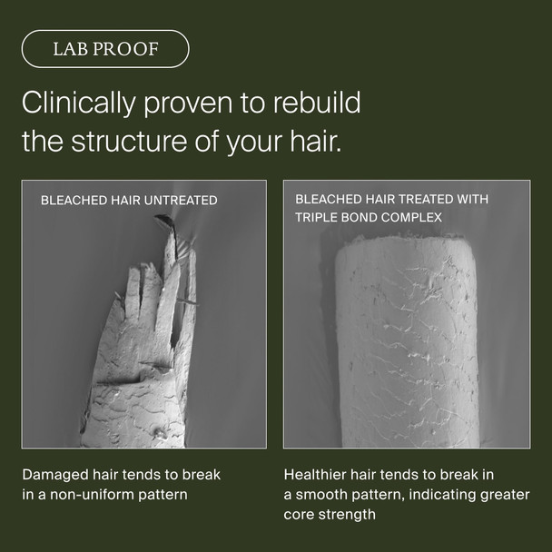 Living Proof Triple Bond Complex Leave-In Treat And Hair Mask Rebuilds Hair Structure Repairs Damage Heat Protection Long-Lasting Results