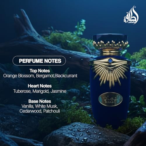 Lattafa Emaan Eau De Parfum Spray For Unisex 3.4 Ounce