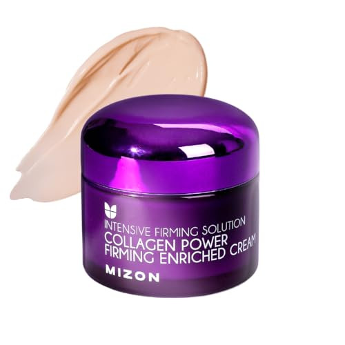 Mizon Collagen Line. Collagen Power Firming Enriched Cream Korean Skincare Wrinkle Care Firm Skin Anti Aging (1.69 Fl Oz)
