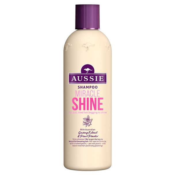 Aussie Miracle Shine Shampoo, 300 ml