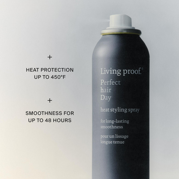 Living Proof Perfect Hair Day Heat Styling Spray Smoothness For 48 Hours Heat Protection Up To 450 F Ultra-Fine Mist For Damp Or Dry Hair