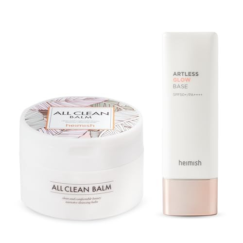Heimish All Clean Balm Original & Artless Glow Base Spf 50+ Pa++++