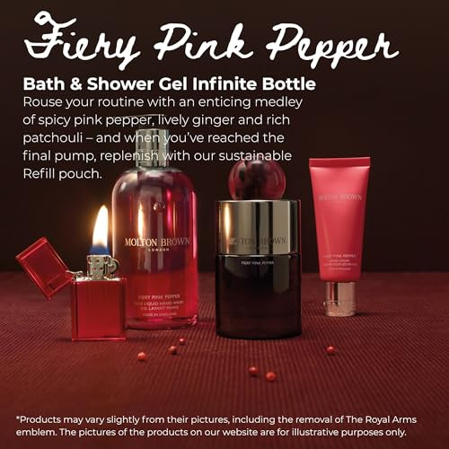 Molton Brown Fiery Pink Pepper Body Wash Infinite Bottle 13.5 Fl. Oz.