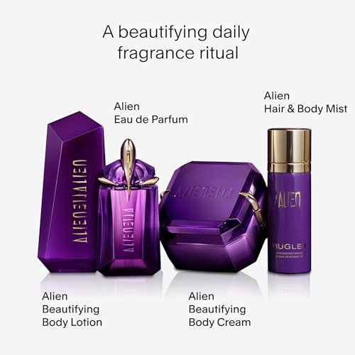 Mugler Alien Scented Body Lotion - Floral Jasmine & Amber Women's Perfume Body Moisturizer - 6.7 Fl Oz