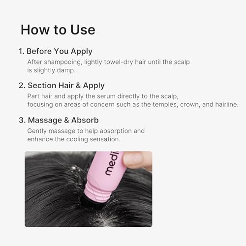 Medicube Rosemary Pdrn Scalp Refresh & Nourish Serum | Non-Greasy Lightweight Serum For Thicker Fuller Denser-Looking Hair | Scalp Treat For Flake-Prone Scalp Soothing | Korean Hair Care 20Ml