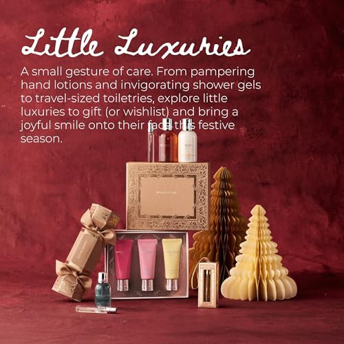 Molton Brown Coastal Cypress & Sea Fennel Christmas Cracker - Eau De Toilette 0.25 Fl. Oz. & Body Wash 1.7 Fl. Oz. Luxury Scented Body Care Set