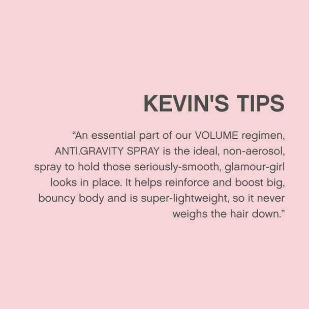 Kevin.Murphy Anti.Gravity.Spray - Hair Spray For Volume & Shine - For All Hair Types - Non-Aerosol - Weightless Hair Care - 150 Ml / 5.1 Fl Oz