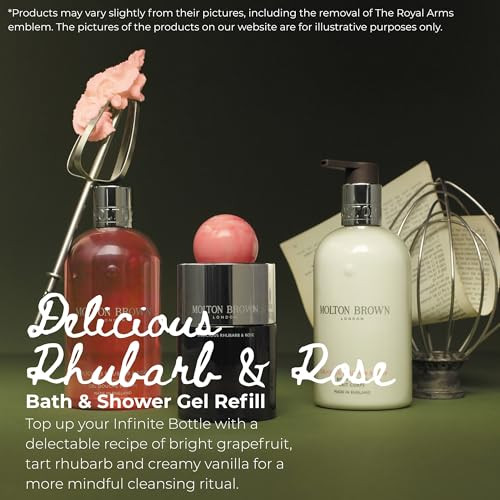 Molton Brown Delicious Rhubarb & Rose Bath & Shower Gel Refill 400 Ml