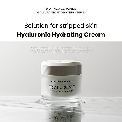 Heimish Moringa Ceramide Hyaluronic Hydrating Cream 1.69 Fl Oz (50 Ml)