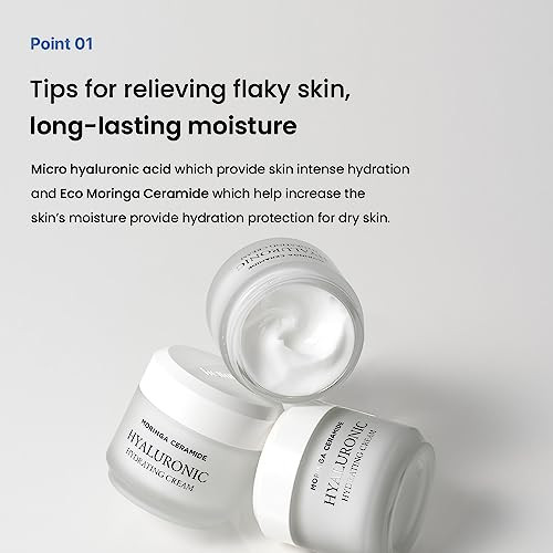 Heimish Moringa Ceramide Hyaluronic Hydrating Cream 1.69 Fl Oz (50 Ml)