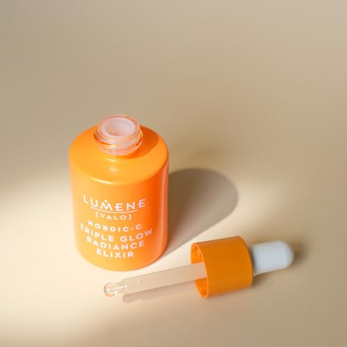 Lumene Nordic-C Triple Glow Vitamin C Radiance Serum Ferulic Acid 1 Fl Oz