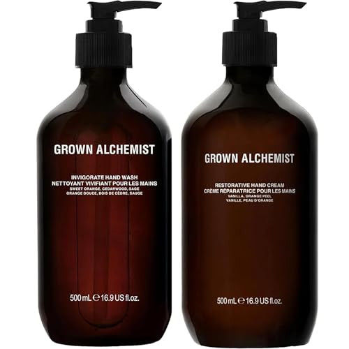 Grown Alchemist Hand Care Duo: Invigorate Hand Wash & Restorative Hand Cream