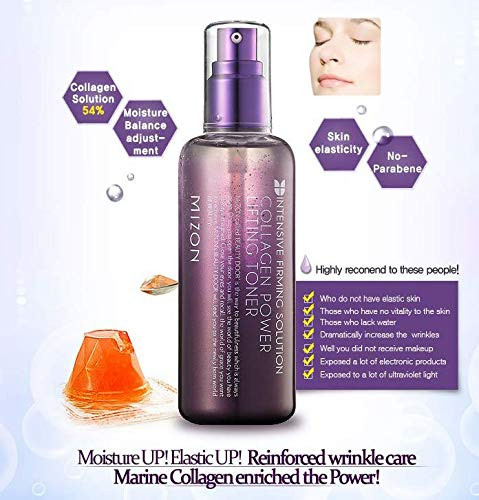 Mizon Bundle Collagen Firming Enriched Cream + Collagen Lifting Toner Korean Skin Booster Combo
