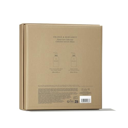 Molton Brown Orange & Bergamot Hand Care Collection - Fine Liquid Hand Wash & Lotion 2 X 10 Fl. Oz. Luxury Scented Set For Women Mothers Day