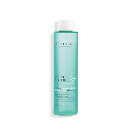 L'occitane Source Reotier Perfecting Lotion: Balance & Tone Skin With Hyaluronic Acid Remove Excess Sebum 5 Fl. Oz