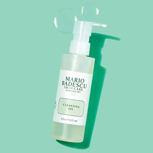 Mario Badescu Cleansing Oil For All Skin Types | Lightweight 2-In-1 Makeup Remover & Cleanser | Formulated With Nourishing Oils | 6 Fl Oz