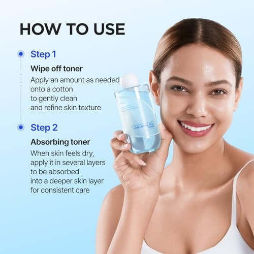 Isntree Ultra-Low Molecular Hyaluronic Acid Toner | Korean Hydrating Toner With Hyaluronic Acid | Quick-Absorbing Facial Toner For Deep Hydration Fragrance-Free 10.14 Fl Oz