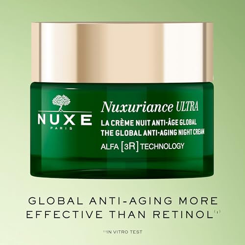 Nuxe Nuxuriance Ultra Global Anti-Aging Night Cream With Hyaluronic Acid And Alfa 3R Technology Revitalize Renewing Resurfacing Treat 1.7 Fl Oz