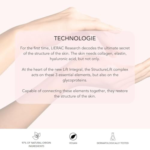 Lierac Lift Integral Tightening Hyaluronic Acid Serum For Face - Firming Face Serum With Collagen Elastin & Hyaluronic Acid For Woman Smoother Skin And Visible - 30Ml