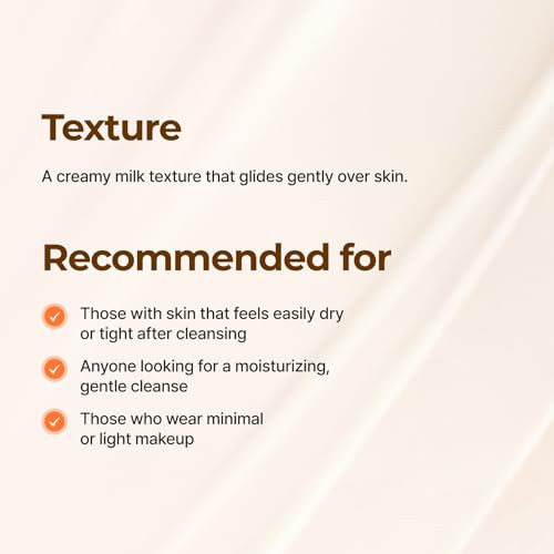 Isntree Yam Root Vegan Milk Cleanser | Korean Facial Cleanser With Yam Root | Hydrating Milky Cleanser For Sensitive Skin Gentle & Creamy 7.43 Fl Oz