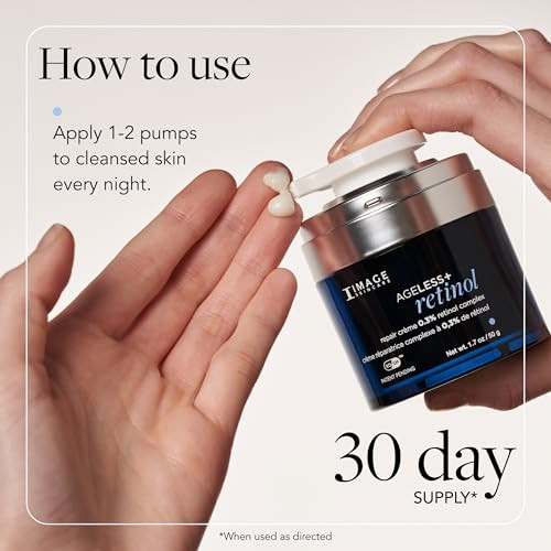 Image Skincare Ageless Retinol Repair Cr Me 0.3 Retinol Complex 1.7 Oz