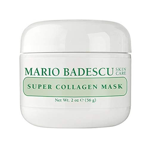 Mario Badescu Super Collagen Mask Clay Mask Face Skin Care Ideal For Combination Dry Or Sensitive Skin Pore Minimizer With Hydrating Collagen And Purifying Kaolin Clay 2 Oz