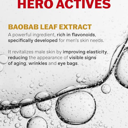 Korres Athenian Grooming Anti-Ageing Face & Eye Cream With Achillea Millefolium & Baobab Leaf Extracts Reduces Fine Lines Smooths Wrinkles & Puffiness Vegan For Men 1.69 Fl Oz