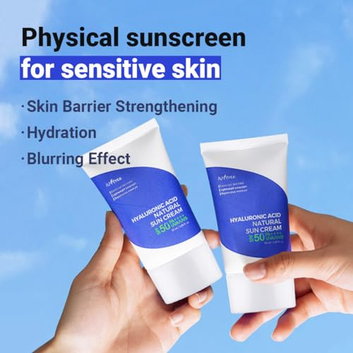 Hyaluronic Acid Natural Sun Cream Moisturizing Sunscreen