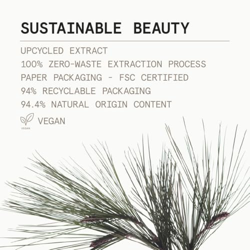 Korres Black Pine Night Serum For Face Mature Skin With Plant-Derived Glycolic Acid Alternative Bi-Phase Treat To Smooth & Firm Skin Vegan Facial Serum 1.01 Fl Oz