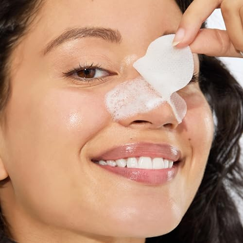 Mario Badescu 2-In-1 Deep Cleansing Pore Strip Dual Action Foaming Cleanser And Aha Exfoliators Patches For Nose Chin And Forehead Removes Whiteheads Blackheads And Sebum 6 Pack